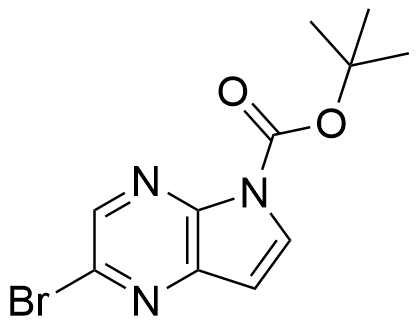 2-溴-5H-吡咯[2,3-b]吡嗪-5-羧酸叔丁酯