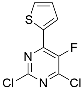 1,4-二氯-5-氟-6-（噻吩-2-基）嘧啶
