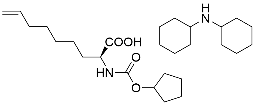二环己基铵（S）-2-（环戊氧基羰基氨基）壬-8-烯酸酯