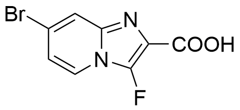 7-溴-3-氟咪唑并[1,2-a]吡啶-2-羧酸