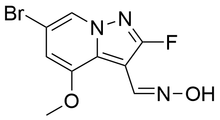 6-bromo-2-fluoro-4-methoxypyrazolo[1,5-a]pyridine-3-carbalde