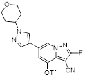 3-cyano-2-fluoro-6-(1-(tetrahydro-2H-pyran-4-yl)-1H-pyrazol-