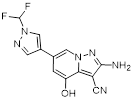 2-amino-6-(1-(difluoromethyl)-1H-pyrazol-4-yl)-4-hydroxypyra