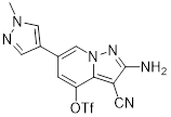 2-amino-3-cyano-6-(1-methyl-1H-pyrazol-4-yl)pyrazolo[1,5-a]p