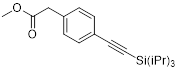 methyl 2-(4-((triisopropylsilyl)ethynyl)phenyl)acetate