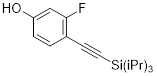 3-fluoro-4-((triisopropylsilyl)ethynyl)phenol