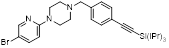 1-(5-bromopyridin-2-yl)-4-(4-((triisopropylsilyl)ethynyl)ben