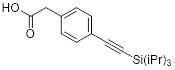 2-(4-((triisopropylsilyl)ethynyl)phenyl)acetic acid