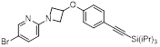 5-bromo-2-(3-(4-((triisopropylsilyl)ethynyl)phenoxy)azetidin