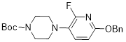tert-butyl 4-(6-(benzyloxy)-2-fluoropyridin-3-yl)piperazine-