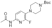 tert-butyl 4-(6-acetamido-2-fluoropyridin-3-yl)piperazine-1-