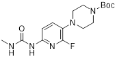 tert-butyl 4-(2-fluoro-6-(3-methylureido)pyridin-3-yl)pipera