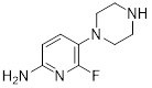 6-fluoro-5-(piperazin-1-yl)pyridin-2-amine