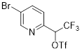 1-(5-bromopyridin-2-yl)-2,2,2-trifluoroethyl trifluoromethan