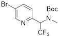tert-butyl (1-(5-bromopyridin-2-yl)-2,2,2-trifluoroethyl)(me