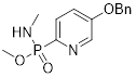 methyl P-(5-(benzyloxy)pyridin-2-yl)-N-methylphosphonamidate