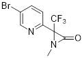 3-(5-bromopyridin-2-yl)-1-methyl-3-(trifluoromethyl)aziridin