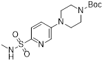 tert-butyl 4-(6-(N-methylsulfamoyl)pyridin-3-yl)piperazine-1
