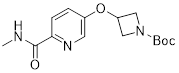 tert-butyl 3-((6-(methylcarbamoyl)pyridin-3-yl)oxy)azetidine