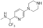2,2,2-trifluoro-N-methyl-1-(5-(piperazin-1-yl)pyridin-2-yl)e