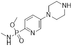 methyl N-methyl-P-(5-(piperazin-1-yl)pyridin-2-yl)phosphonam