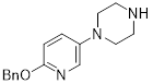 1-(6-(benzyloxy)pyridin-3-yl)piperazine