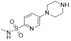 N-methyl-5-(piperazin-1-yl)pyridine-2-sulfonamide