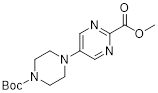 methyl 5-(4-(tert-butoxycarbonyl)piperazin-1-yl)pyrimidine-2